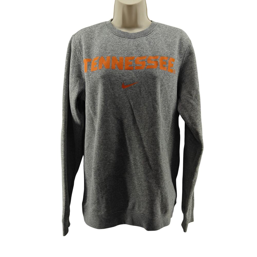 Tennessee Volunteers Sweatshirt Mens Small Gray NCAA Nike Crewneck Pullover